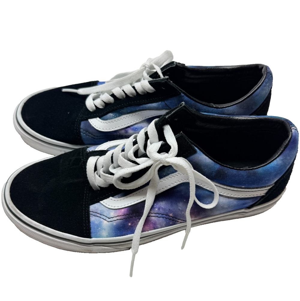 Vans Old Skool Unisex Galaxy Black Skate Shoes VN0A3WKTG4F Men 7.5 Women 9